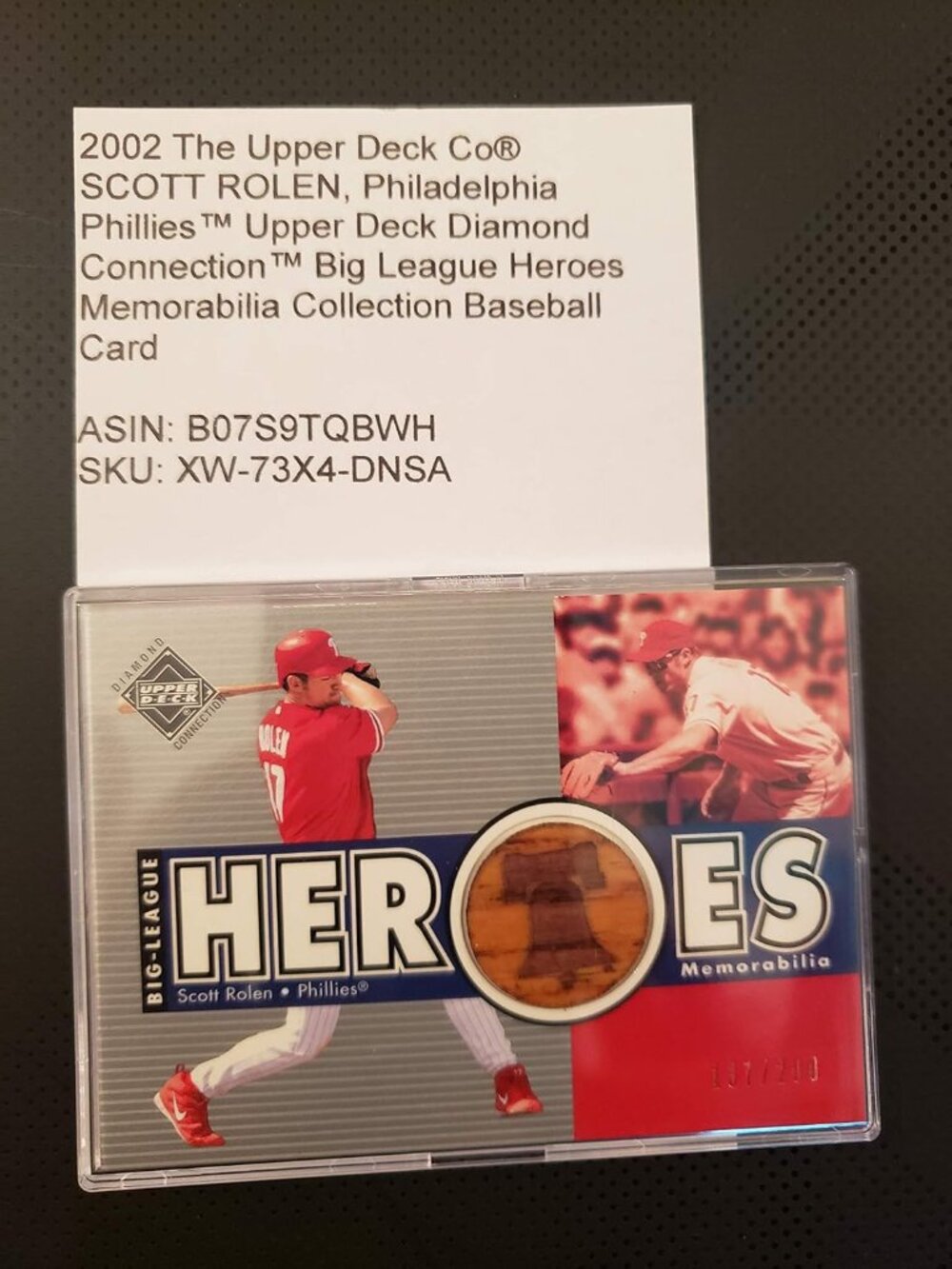 2002 The Upper Deck Co® SCOTT ROLEN, Philadelphia Phillies™ Upper Deck Diamond